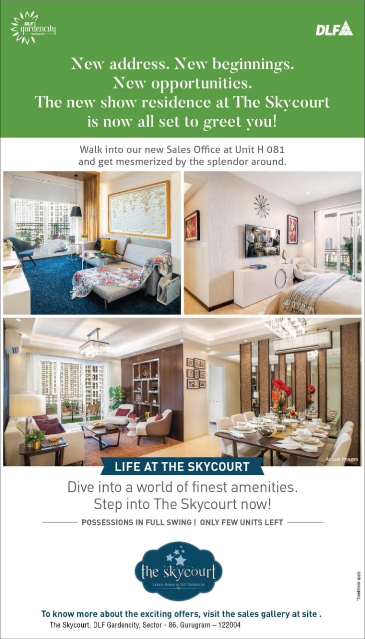 Dive into a world of finest amenities at DLF The Skycourt in Sector 86, Gurgaon Update